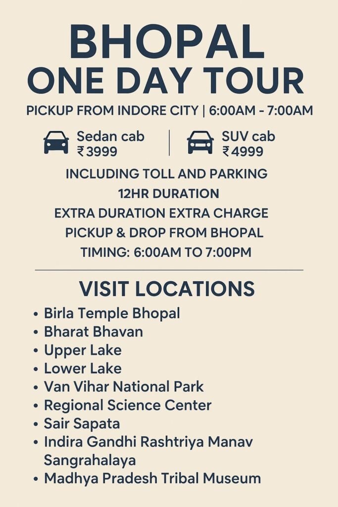 Bhopal One Day Tour