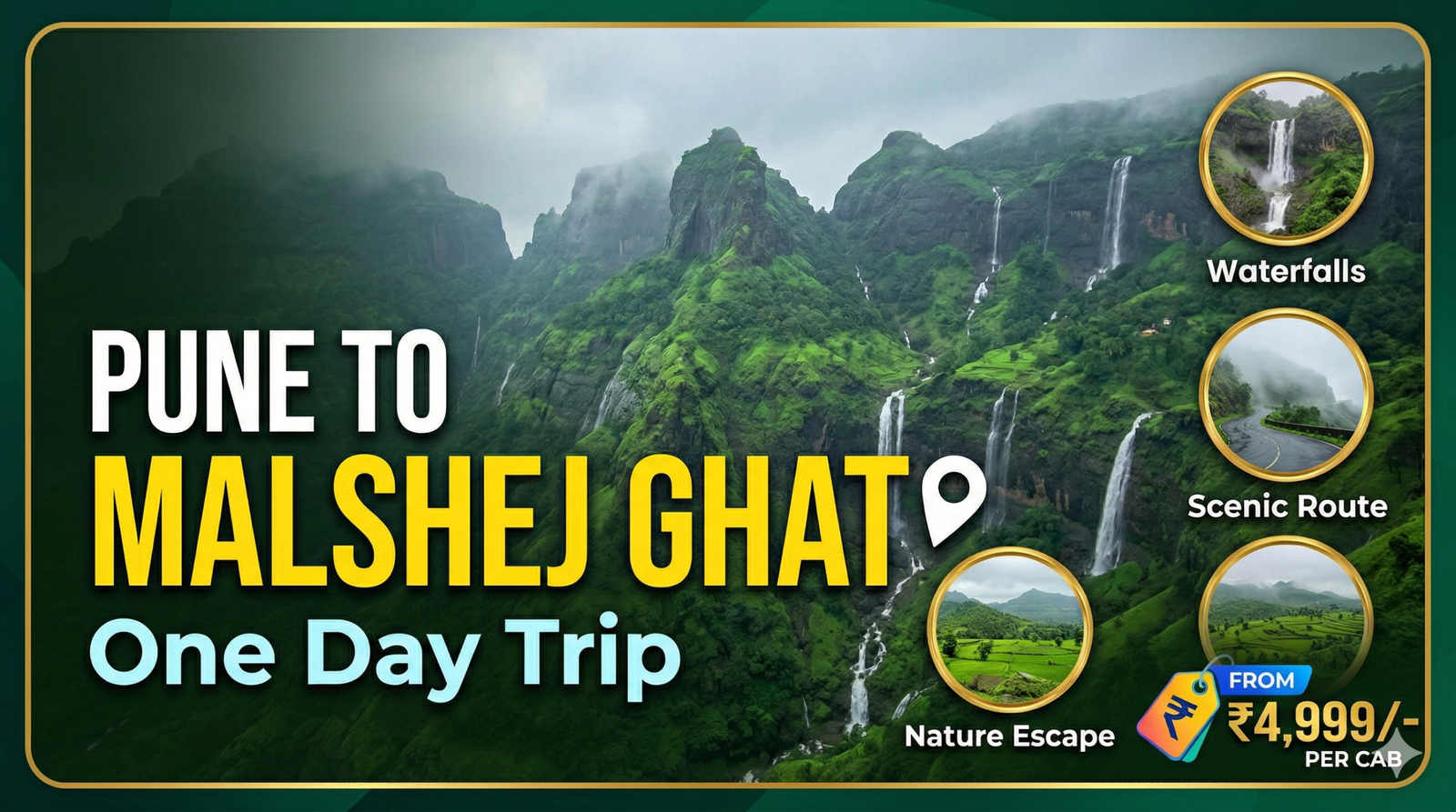 Pune to Malshej Ghat One Day Trip