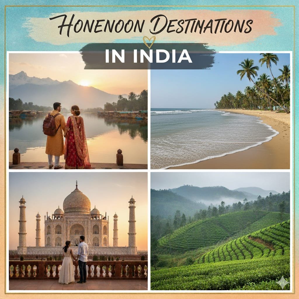 honeymoon destinations in India