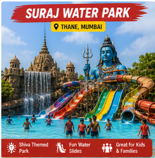 Suraj Water Park – Family-Friendly Water Fun Near Mumbai
